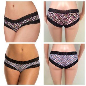 Candies Intimates Cheeky Lace Tanga Panties-NEW With Tag-SIZE XL